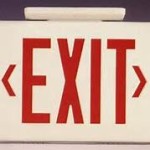 exit sign